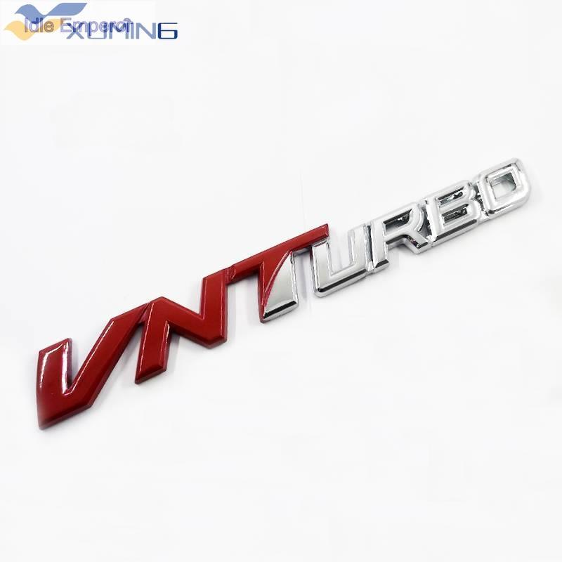 1 x ABS VNTURBO VN TURBO ตัวอักษรรถอัตโนมัติตกแต่งป้ายสัญลักษณ์สติกเกอร์รูปลอกเปลี่ยน