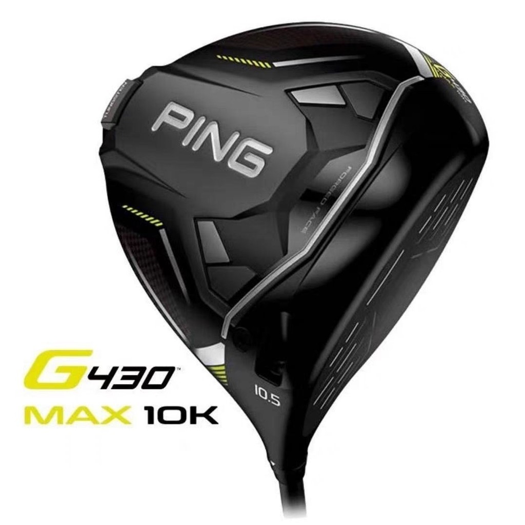 ไม้กอล์ฟ PING ใหม่สำหรับผู้ชาย ไดร์เวอร์ G430 Max 10K ความทนทานสูง ด้ามคาร์บอน