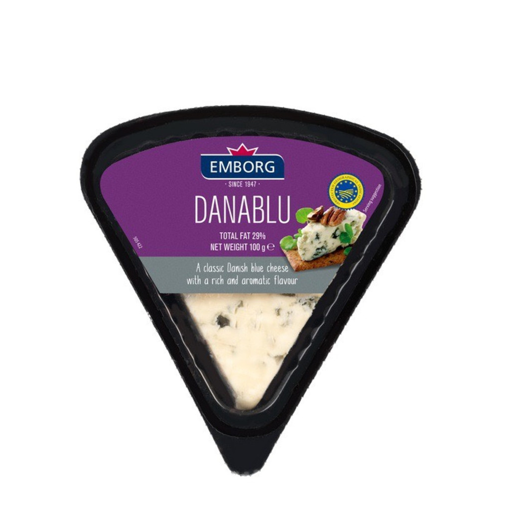 [0168936] Emborg Blue Cheese Portion Emborg บลูชีสชนิดก้อน 100g