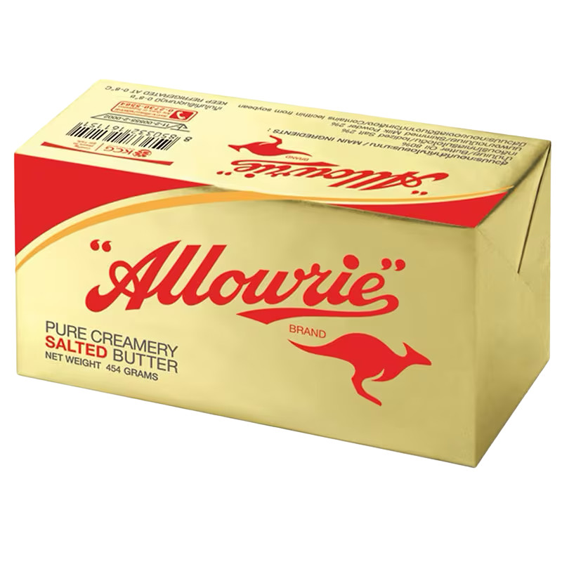 [0020308] Allowrie Butter Salted 400 G อลาวรี่ เนยชนิดเค็ม 400 กรัม – โปรปัง
