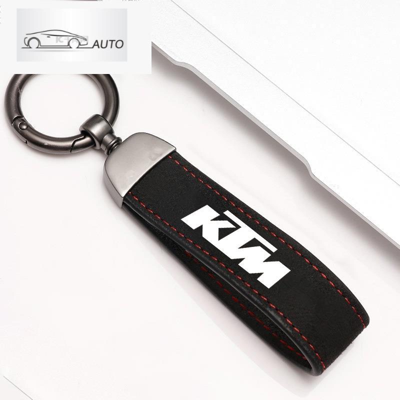 พวงกุญแจหนังกลับ คุณภาพสูง สําหรับรถจักรยานยนต์ KTM Duke 125 200 390 690 990 1290 RC390 RC200 RC125