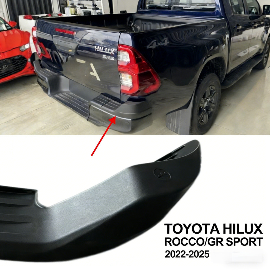 อะไหล่แท้ มุมกันชนหลัง TOYOTA HILUX ROCCO 2022-2025 （52163-0K040 52164-0K040）