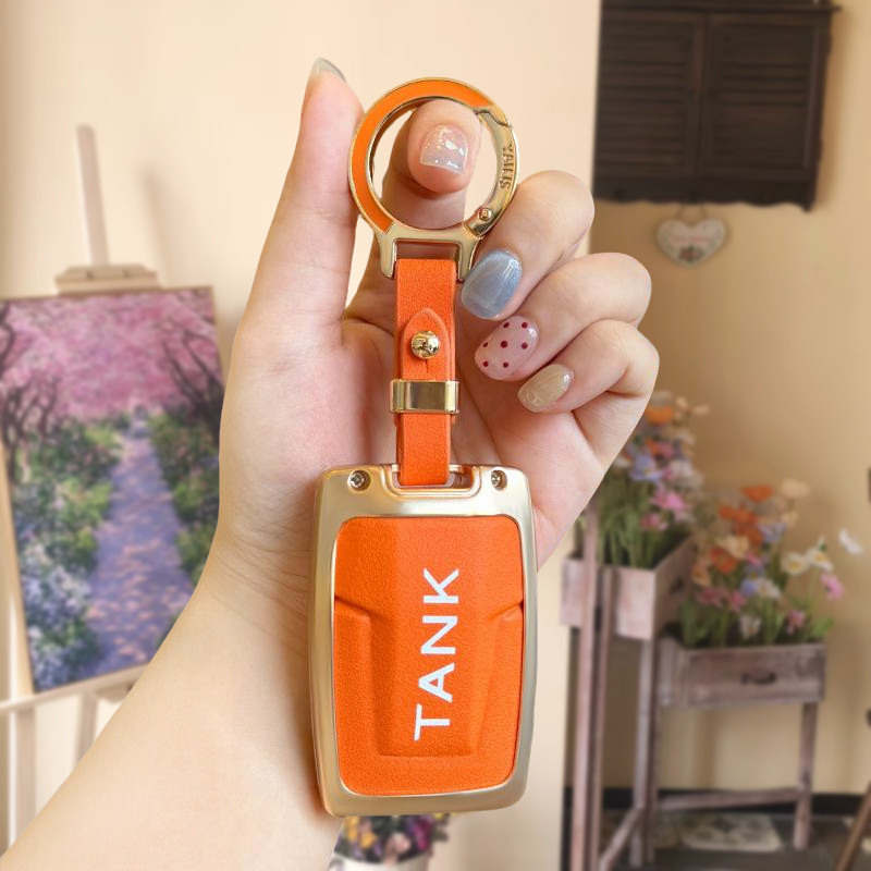 เคสกุญแจรีโมตรถยนต์ สําหรับ Great Wall GWM WEY TANK 300 500 Tank300 Tank500 2021-2025 ของแต่งรถยนต์ 