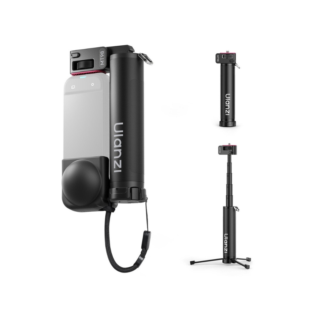 Ulanzi ไม้เซลฟี่ ไม้ล่องหน MT98 ถ่ายมุมสูง มุมโดรน สายเที่ยว รองรับ GoPro, Insta360 Luna, Pocket 4P