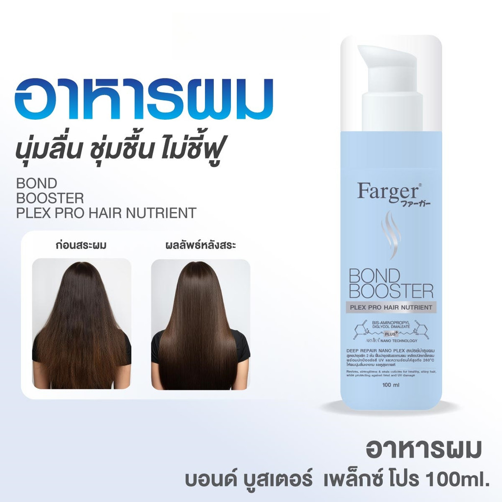 【COD】Farger ผลิตภัณฑ์ดูแลเส้นผม Hair Treatment Liquid Hair Treatment ช่วยป้องกันรังสียูวี 100 ml