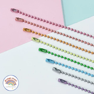 (โค้ดVDO)🌈โซ่ไข่ปลา 12 cm.(±1 cm.)100/50/20เส้น เฉดสีเยอะ