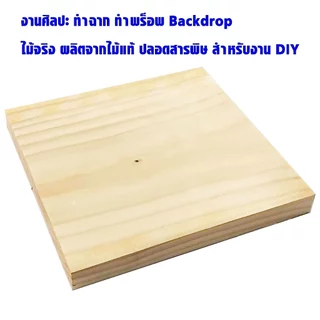 แผ่นไม้สน ไม้สนนอก หนา1.2/2/3/4.4ซม. กว้าง 9/14/19ซม. ทำพร็อพ DIY ไม้สน ตกแต่ง ของเล่นเด็ก งานศิลปะ ไม้แผ่น แผ่นไม้จริง