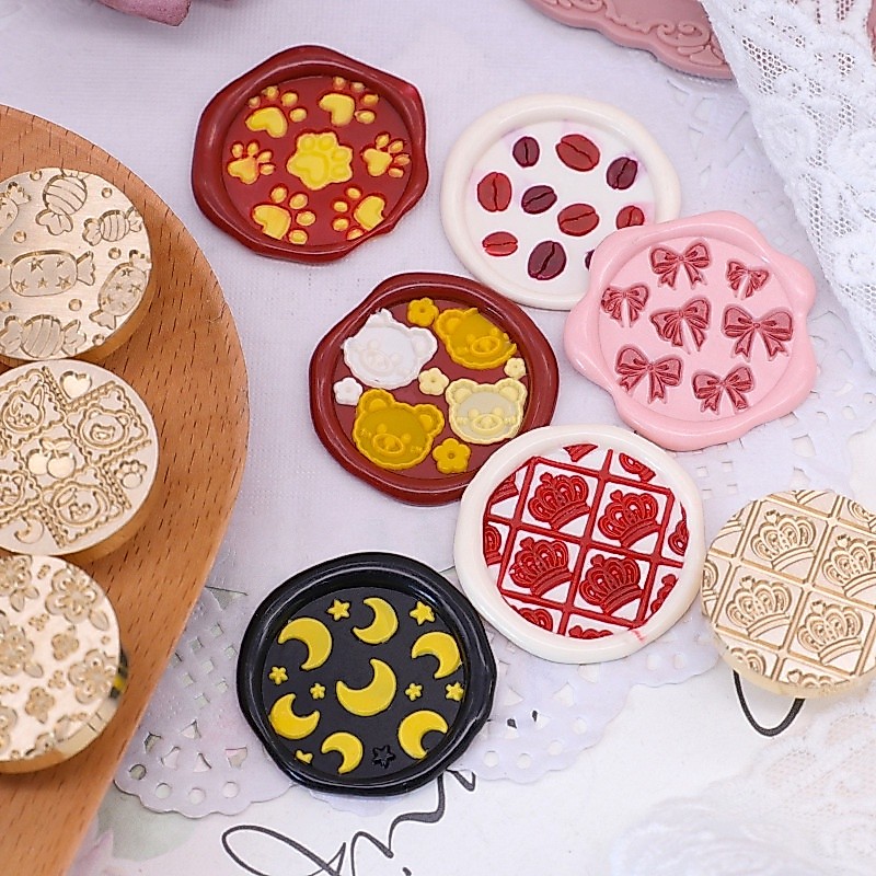 ตราประทับขี้ผึ้ง ทองแดง แฮนด์เมด DIY รูปที่ 3