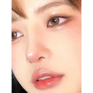 MIDROO[-0.00~-6.00]สายตา คอนแทคเลนส์ 🌈Nano Brown🌈 รุ่นพิเศษ -14.0mm
