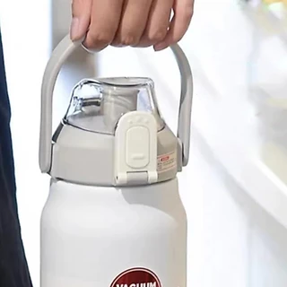 UNITBOMB กระติกน้ำ ฝาใหม่2หัว ดูด+ดื่ม 1.7Lเต็ม สแตนเลสเกรด316 กระบอกน้ำ ขวดน้ำ ได้ยาวนาน กระติกน้ำร้อนพกพา