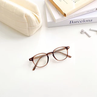 แว่นกรองแสง UV410 รุ่น Ovaltin เลนส์สีฟ้า Blue Light Glasses แถมกล่อง+ผ้า(เฉพาะกรอบ ส่ง 1-2 วัน/ตัดเลนส์รอ 4-6 วัน)