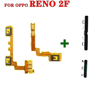 ใหม่เปิดปิดระดับเสียง Flex Cable สําหรับ OPPO Reno 2F 2 F Power Volume ปุ่มด้านข้างปุ่ม Flex Ribbon