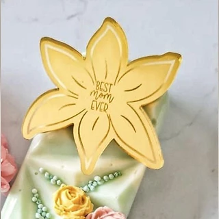 【มาใหม่】ป้ายแท็กอะคริลิค ลาย Happy Mothers Day สีทอง สําหรับตกแต่งเค้ก คัพเค้ก ของขวัญวันแม่ 5 ชิ้น