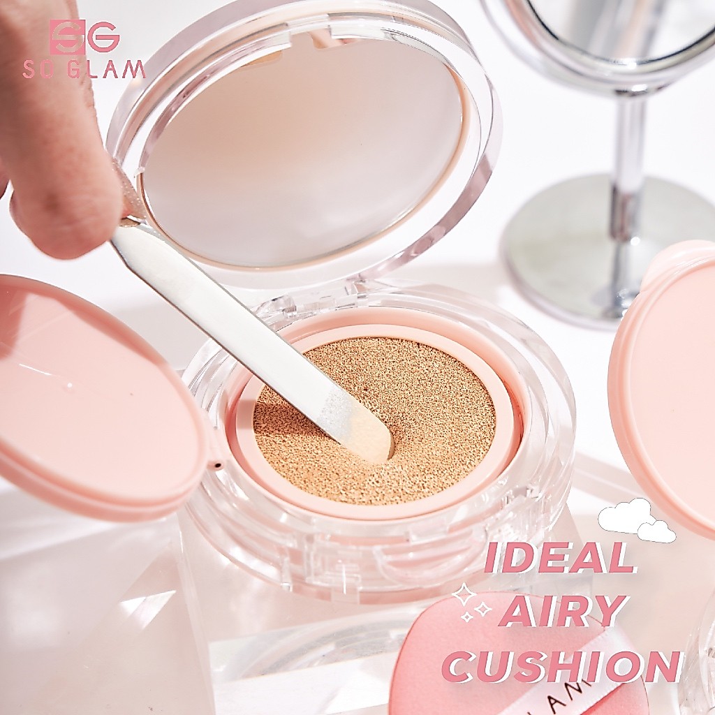 SO GLAM IDEAL AIRY CUSHION 101 LIGHT CREAM โซ แกลม ไอเดียล แอรี่ คุชชั่น 101 — صورة 6