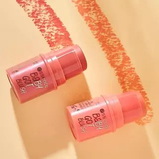 essence เอสเซนส์์ baby got blush and bronzing stick บลัชออนและบรอนเซอร์เนื้อครีม