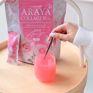 ( พร้อมส่ง ) แพ็คเกจใหม่ 1แถม1 ได้60ซอง Ceramide Araya Collagen เซราไมด์ อารยา คอลลาเจนพลัส