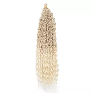 Unuf สังเคราะห์โครเชต์ผมสีดําสไตล์ 22INCH บราซิล Braids Afro Curls ผม Extensions เส้นใยทนความร้อนอเมริกันแอฟริกันผู้หญิง Kinky Curly ผม