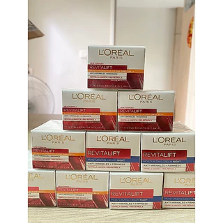 ของแท้ 💯% Loreal Revitalift Day Cream SPF35 PA+/ Night / ลอรีอัล รีไวทัลลิฟท์ เดย์ ไนท์ กลางวัน กลางคืน 50ml & 20 ml