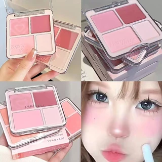 coco.babyบลัชออน4สีเนื้อแมตต์ สำหรับแต่งหน้า ชิ้นเล็กๆเก็บง่า บลัชออนพาเลท เนื้อแมตต์ ธรรมชาติ S090