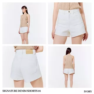 Merge Official - Signature Denim Shorts 01 (พร้อมส่ง)