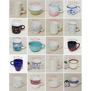 แก้วมัค แก้วกาแฟ จากญี่ปุ่น เนื้อเซรามิค แก้วน้ำ stock 33