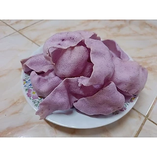 ข้าวเกรียบรสมันม่วง แผ่นดิบ