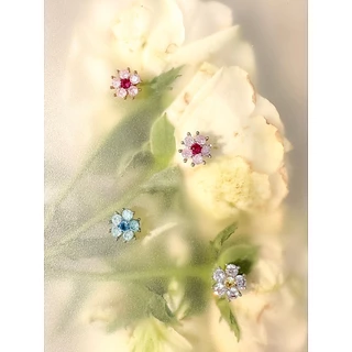 More Than Piercing: MP19 Vivid Flower *waterproof* จิวหู/ต่างหู