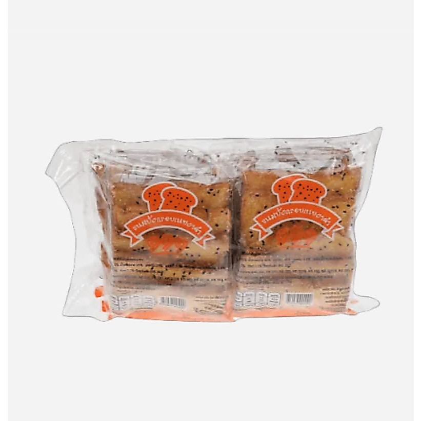 ตรา 999 ขนมปังกรอบ 50g แพ็ค 6 ซอง (999 Brand Crispy Bread) มีให้เลือก 2 รสชาติ [หน้าเนย / เนยงาดำ] ป