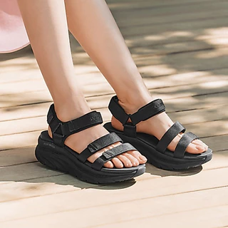 Skechers สเก็ตเชอร์ส รองเท้าแตะผู้หญิง Women D'Lux Walker Going-Out Vibes Sandals - 119828-BBK