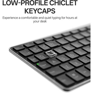 🔥ขายดีมาก🔥Rapoo E900T Wireless Bluetooth Keyboard with Touch pad คีย์บอร์ดไร้สายมัลติโหมดพร้อมทัชแพด