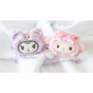 🌸[พร้อมส่ง] กิ๊บSanrio Leopard Kitty กิ๊บเสือ คิตตี้ กิ๊บซานริโอ้ ลายเสื้อนุ่มนิ่ม สวย น่ารัก ของแท้