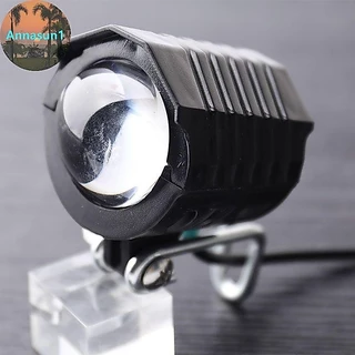 Annasun 2 in 1 E-bike Light ไฟหน้าอินพุต 36V 48V 60V สกู๊ตเตอร์ไฟฟ้าโคมไฟแฮนด์สกู๊ตเตอร์ไฟฟ้า LED ด้านหน้าพร้อมแตร TH