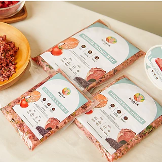 อาหารสุนัขปรุงสุกสูตรแซลมอนผสมเนื้อวัว - Holistik salmon and beef