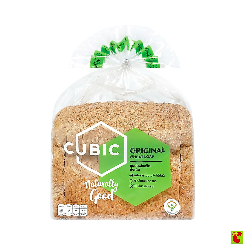 คิวบิก CUBIC ขนมปังโฮลวีตดั้งเดิม