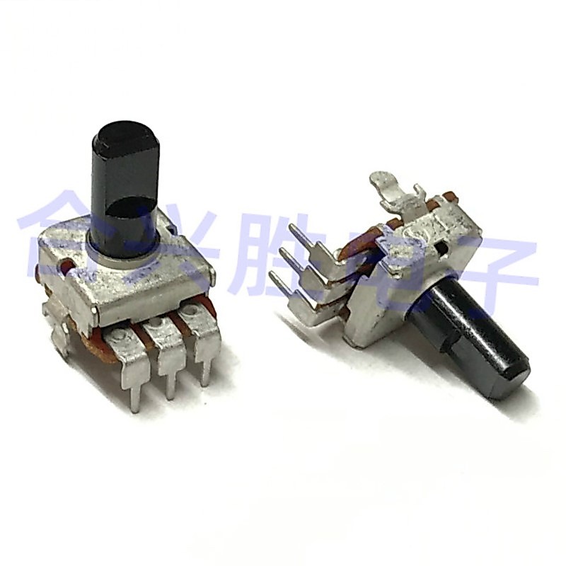 1PCS 121 ประเภทโรตารี Potentiometer เดี่ยว C20K เครื่องขยายเสียงลําโพงปริมาณ Potentiometer 3Pin