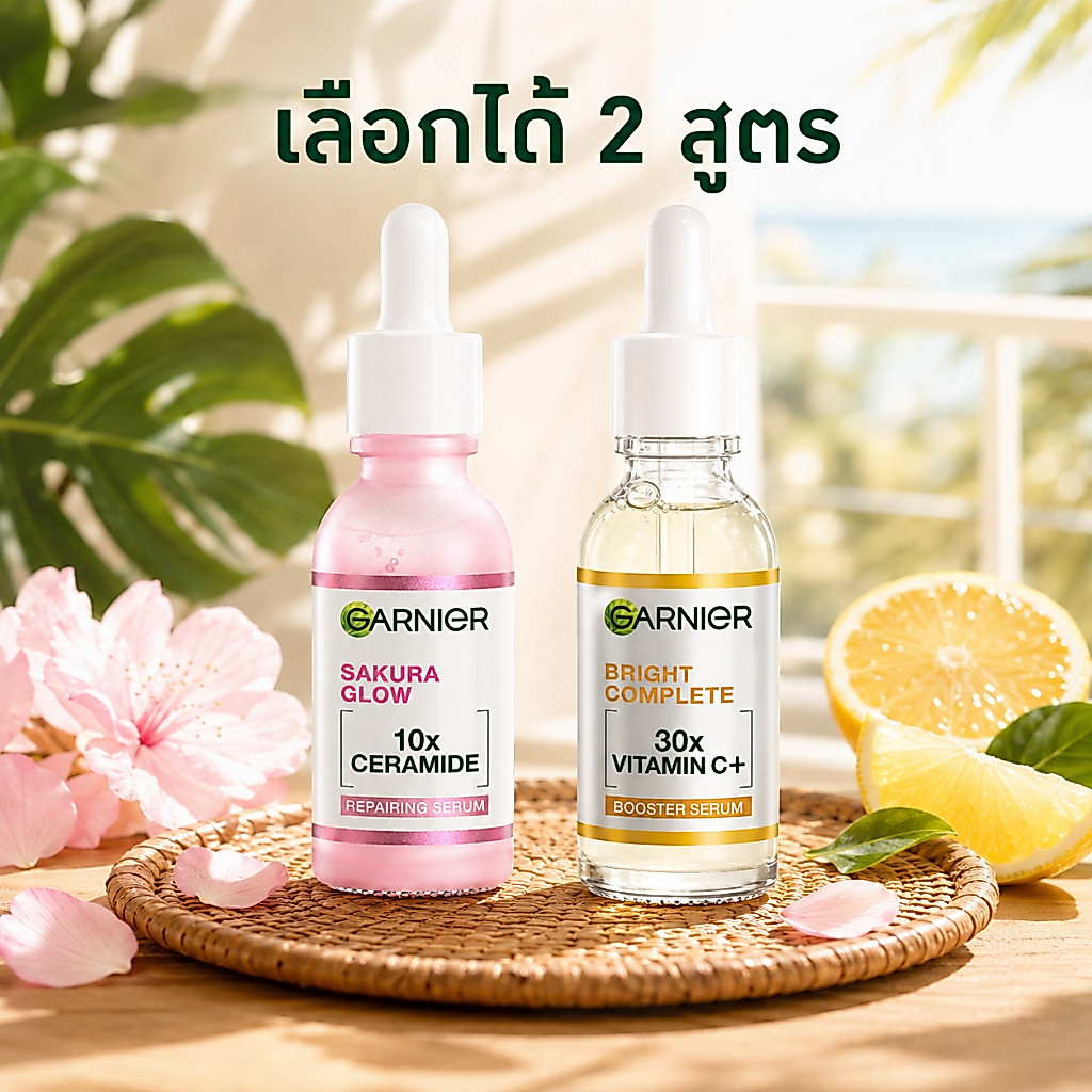 ตัวนี้ปัง!ซากุระสำหรับผิวแพ้ง่าย วิตามินซีสำหรับผิวหมองคล้ำ,30X ไฮยาลูรอน ซากุระกลู | ผิวเด้งฉ่ำ ใสเป็นประกาย