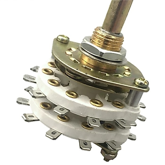 1PC Ceramic Rotary Switch Band Channel Selector 2Layer 2P7T/4P5T/6P3T/4P4T/8P2T/2P8T/2P6T/2P11T KCX