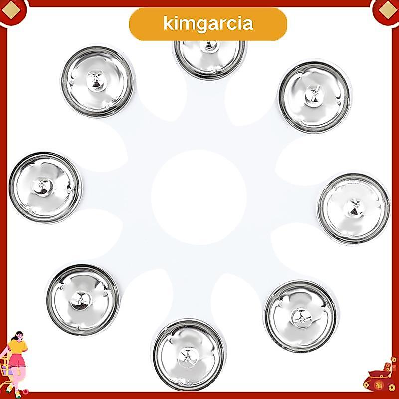 kimgarcia สําหรับชุดกลองสําหรับกลองชุดอุปกรณ์เสริม Cymbal Bell Tambourine Hi-Hat 8 สําหรับกลองแหวนซั