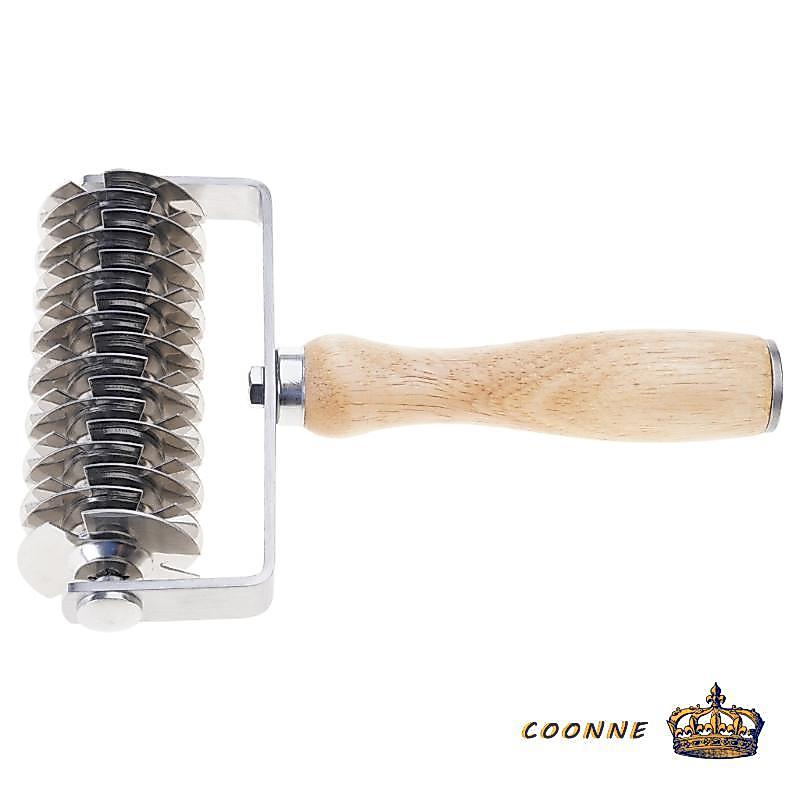 Coonn สแตนเลส Lattice Roller Cutter Pastry Cutter Roller DIY Baking เครื่องมือสําหรับ Dought คุกกี้ข