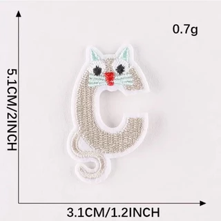 DIY ตัวรีดติด A-Z รีดกับวัสดุที่เป็นผ้าได้หลากชนิด ติดบนอุปกรณ์นักเรียน ติดกระเป๋า ติดรองเท้าผ้า งานปักละเอียด ซ่อมเสื้อ