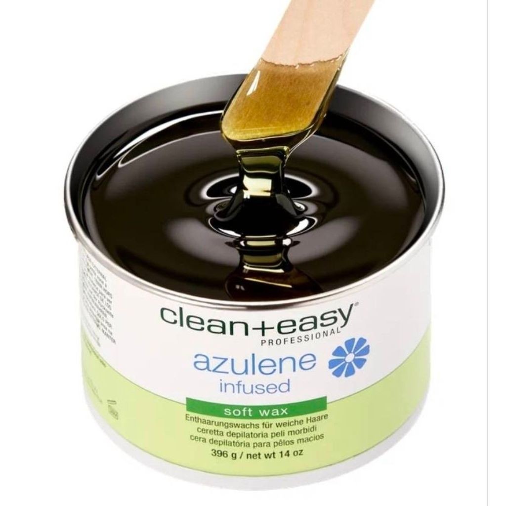 C&E🇺🇲 Azulene Infused Soft Wax 14oz. แว็กซ์ร้อนสำหรับผิวแพ้ง่าย(sensitive skin)ต้องใช้ผ้าดึง ของแท้