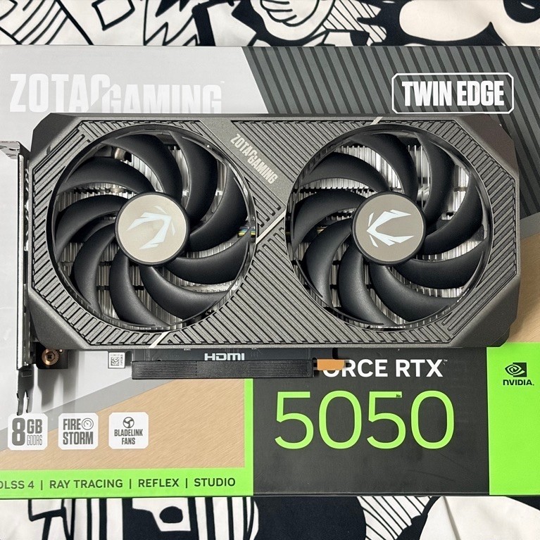 (มือสอง)ZOTAC RTX 5050 TWIN EDGE 8GB ครบกล่อง ใช้งานปกติ