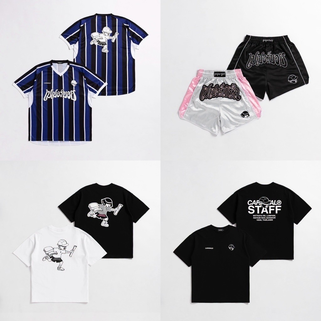 (💯มือ1ของแท้พร้อมส่ง)(🚛กทม.ส่งด่วน) CARNIVAL X PAPER BOY PARIS COLLECTION