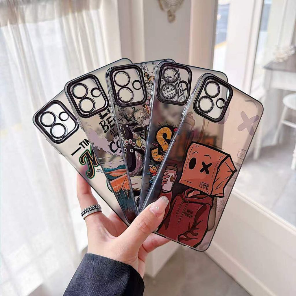เคสมือถือ สำหรับ Samsung S26U S25U S25FE S24U S24FE S23U S22U เคสกันกล้องโครเมี่ยม งานการ์ตูน ส่งในไ