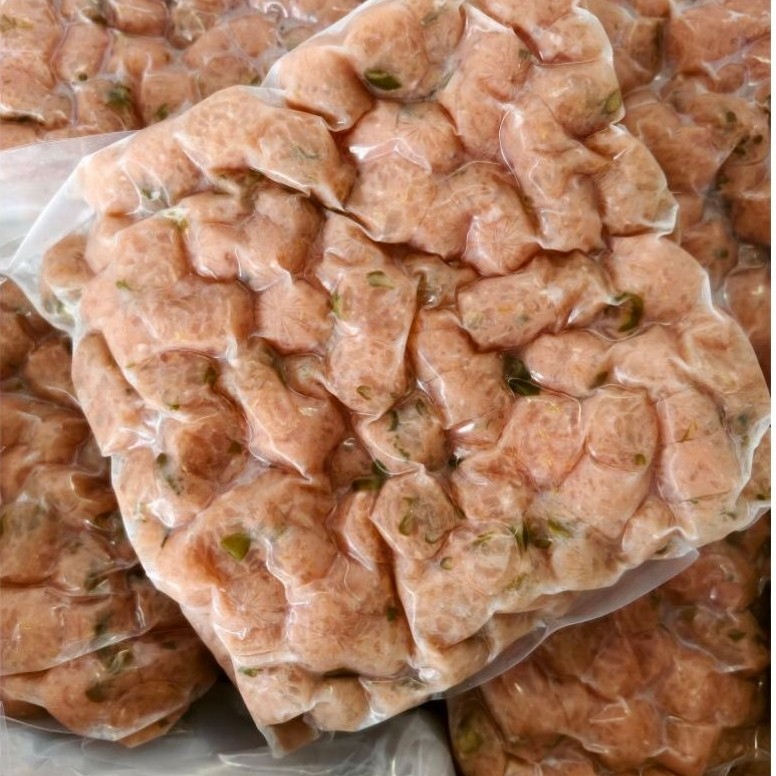 เศษแหนม หัว-ท้าย (น้ำหนัก 1,000 กรัม)​ แหนมดอนเมือง อร่อยต้นตำรับ