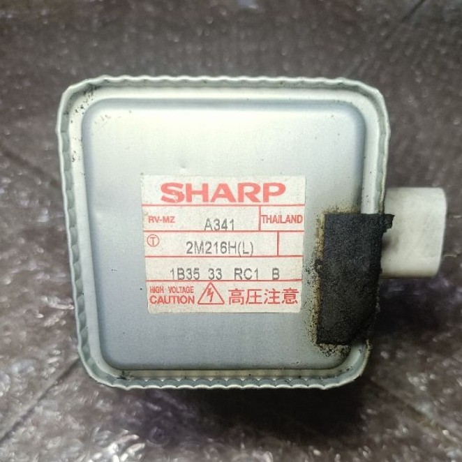 แมคนีตรอน ไมโครเวฟ Sharp พาร์ท A341 เบอร์ 2M216H(L) ของแท้ถอด มือสอง พร้อมใช้งาน
