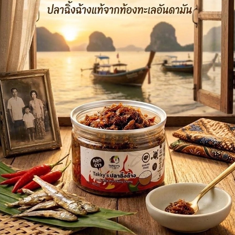 [New 🔥] น้ำพริกปลาฉิ้งฉ้าง - โปรตีนจากทะเลอันดามัน