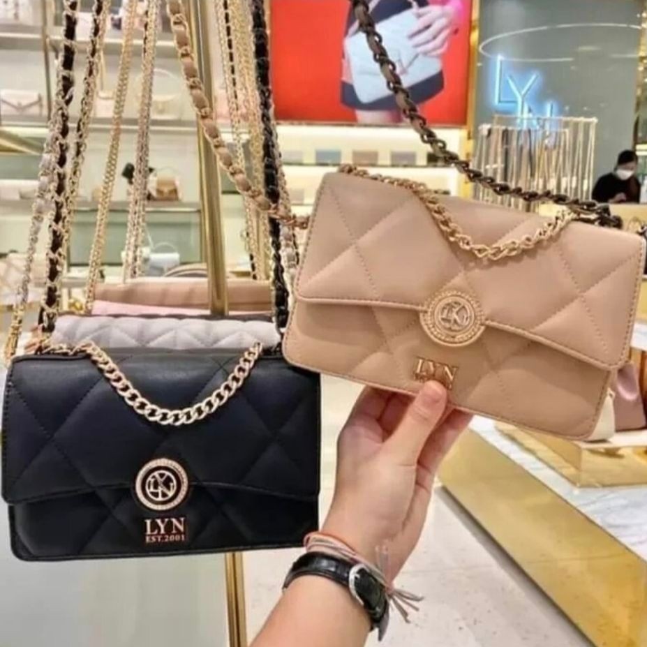 กระเป๋า LYN คอลใหม่ ชนช้อป แท้ 💯% Outlet งานเซต 2 ใบพร้อมใบลูก