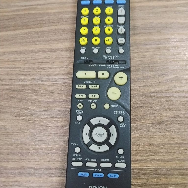 รีโมท Denon รุ่น RC-942 สำหรับเครื่องรับสัญญาณเสียงโฮมเธียเตอร์ (AV Receiver) ของ Denon รุ่นที่รองรั