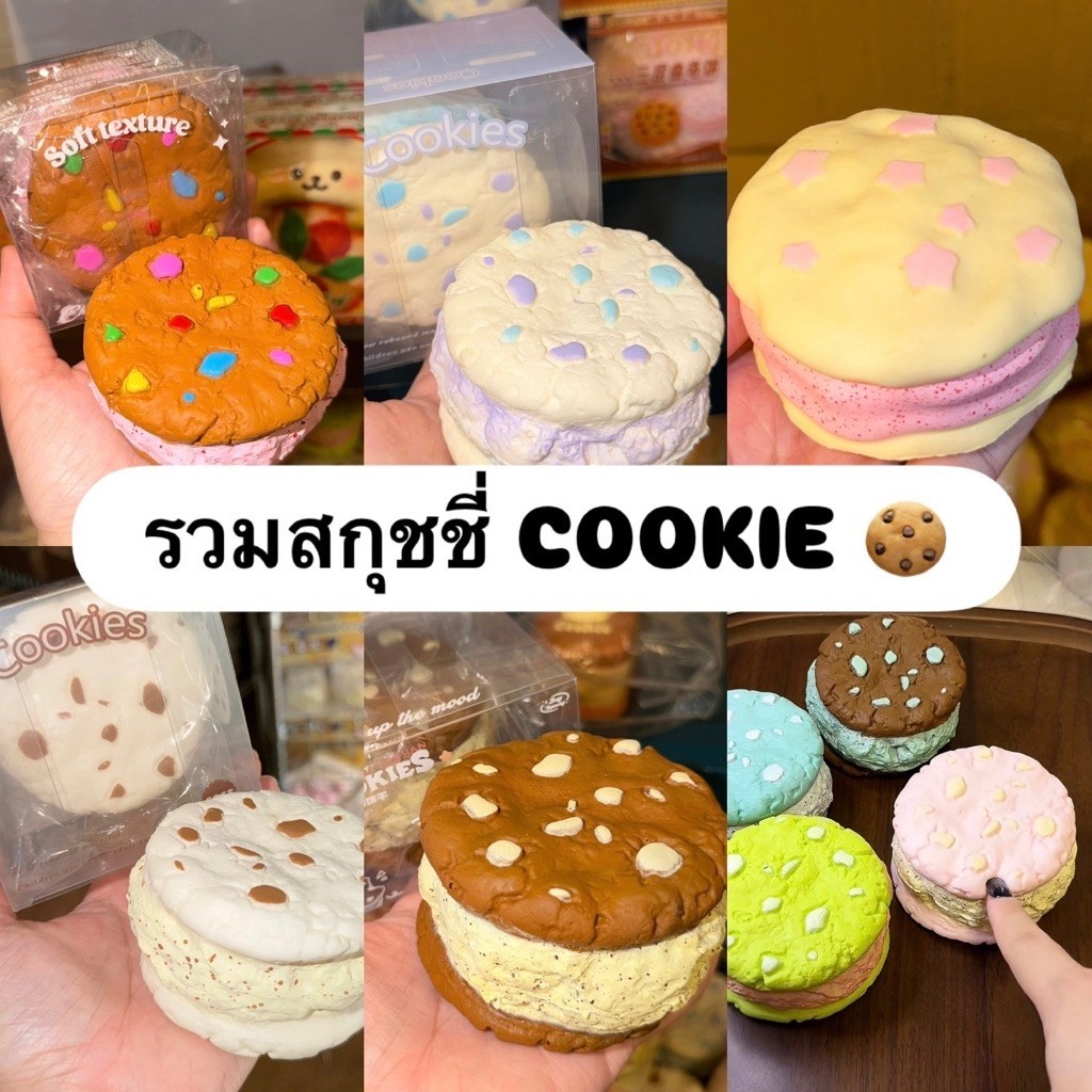 รวมสกุชชี่คุกกี้ ทุกแบรนด์ Zoey 7700 nunu เน้นสะสม ไม่เนี๊ยบปกติ